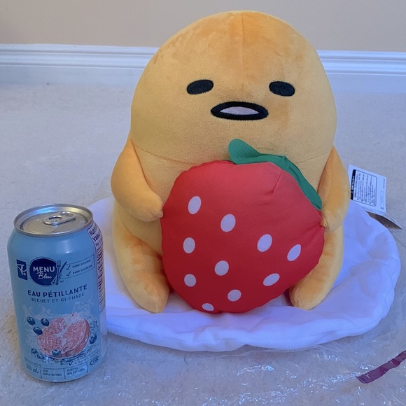 SANRIO - Gudetama with Strawberry [NWT - From Japan] - Picture 2 of 7